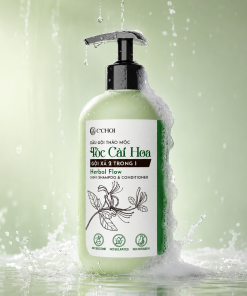 2 IN 1 SHAMPOO & CONDITIONER - HERBAL FLOWER HERBAL SHAMPOO FOR HAIR